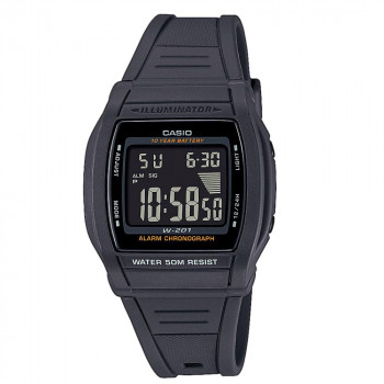 Casio® Digital 'Casio Collection' Unisex's Watch W-201-1BVEG
