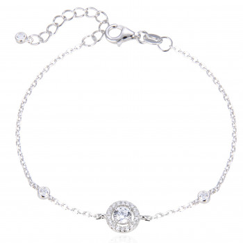 Gena.paris® 'The One' Women's Sterling Silver Bracelet - Silver GB307S-W