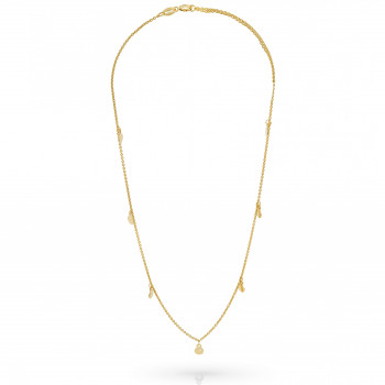 Orphelia® 'Heritage' Women's Sterling Silver Necklace - Gold ZK-7559/G