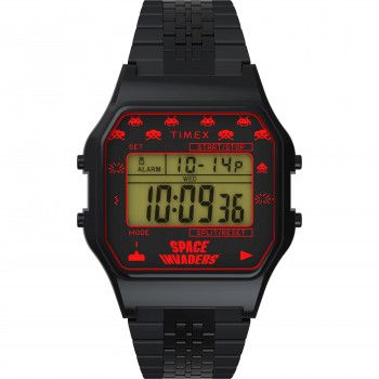 Timex® Digital 'T80 X Space Invaders' Men's Watch TW2V30200