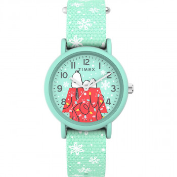 Timex® Analogue 'Peanuts Weekender Color Rush' Women's Watch TW2W24700