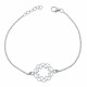 Orphelia® 'Jasmine' Women's Sterling Silver Bracelet - Silver ZA-7076