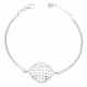 Orphelia® 'Lilla' Women's Sterling Silver Bracelet - Silver ZA-7190