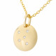 Orphelia® 'Linn' Women's Sterling Silver Chain with Pendant - Gold ZH-7130/G