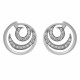 Orphelia® 'Elaine' Women's Sterling Silver Stud Earrings - Silver ZO-7084