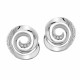Orphelia® 'Cora' Women's Sterling Silver Stud Earrings - Silver ZO-7087
