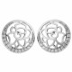 Orphelia® 'Blair' Women's Sterling Silver Stud Earrings - Silver ZO-7089