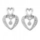 Orphelia® 'Loreta' Women's Sterling Silver Drop Earrings - Silver ZO-7126