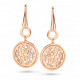 Orphelia® 'Madelene' Women's Sterling Silver Drop Earrings - Rose ZO-7163/RG