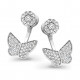 Orphelia® 'Viva' Women's Sterling Silver Stud Earrings - Silver ZO-7221
