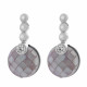Orphelia® 'Vera' Women's Sterling Silver Drop Earrings - Silver ZO-7231