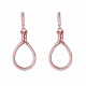 Orphelia® 'Aava' Women's Sterling Silver Drop Earrings - Rose ZO-7421