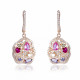 Orphelia® 'Marosetti' Women's Sterling Silver Drop Earrings - Rose ZO-7427/RG