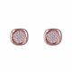 Orphelia® 'Amalia' Women's Sterling Silver Stud Earrings - Rose ZO-7442