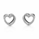 Orphelia® 'Ariana' Women's Sterling Silver Stud Earrings - Silver ZO-7482