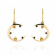 Orphelia® 'Eline' Women's Sterling Silver Drop Earrings - Gold ZO-7497/G
