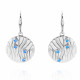 'Babette' Women's Sterling Silver Drop Earrings - Silver ZO-7504