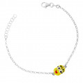 'Minion' Child Unisex's Sterling Silver Bracelet - Silver ZA-7135/2
