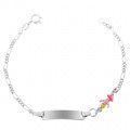 Orphelia® 'Oviva' Child's Sterling Silver Bracelet - Silver ZA-7137