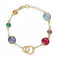 Orphelia® 'Eloise' Women's Sterling Silver Bracelet - Gold ZA-7409/G