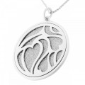 Orphelia® 'Anabel' Women's Sterling Silver Chain with Pendant - Silver ZH-7097