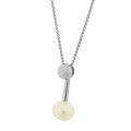 Orphelia® 'Aliena' Women's Sterling Silver Chain with Pendant - Silver ZH-7373