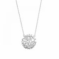 Orphelia® 'Flavie' Women's Sterling Silver Chain with Pendant - Silver ZH-7502