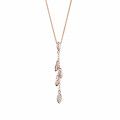 Orphelia® 'Loana' Women's Sterling Silver Chain with Pendant - Rose ZH-7505/RG