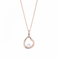 Orphelia® 'Baptiste' Women's Sterling Silver Chain with Pendant - Rose ZH-7507/RG