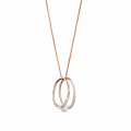 Orphelia® 'Heloise' Women's Sterling Silver Chain with Pendant - Rose ZH-7509