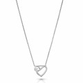 'Ida' Women's Sterling Silver Chain with Pendant - Silver ZH-7521