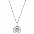 'Shine' Women's Sterling Silver Pendant with Chain - Silver ZH-7576