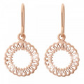 Orphelia® 'Amada' Women's Sterling Silver Drop Earrings - Rose ZO-7075/1