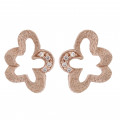 Orphelia® 'Malenia' Women's Sterling Silver Stud Earrings - Rose ZO-7077/1