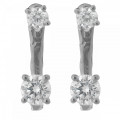 Orphelia® 'Lykke' Women's Sterling Silver Drop Earrings - Silver ZO-7128