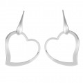 Orphelia® 'Becky' Women's Sterling Silver Drop Earrings - Silver ZO-7193