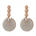 Orphelia® 'Vera' Women's Sterling Silver Drop Earrings - Rose ZO-7231/RG