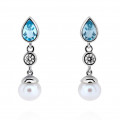 Orphelia® 'Lylou' Women's Sterling Silver Drop Earrings - Silver ZO-7498