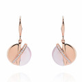 Orphelia® 'Moragene' Women's Sterling Silver Drop Earrings - Rose ZO-7506/RG