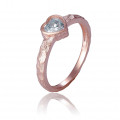 'Nora' Women's Sterling Silver Ring - Rose ZR-7435