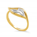 'Charlotte' Women's Sterling Silver Ring - Silver/Gold ZR-7523/G