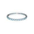 Swarovski® 'Matrix' Women's Base Metal Bracelet - Silver 5648929