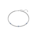Swarovski® 'Matrix' Women's Base Metal Necklace - Silver 5666167
